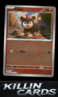 Reverse Holofoil Litleo - 023/132 023/132 Pokemon Common ME01: Mega Evolution Ca
