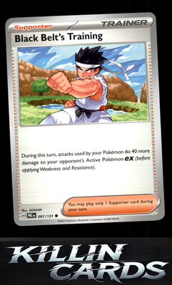 Black Belt's Training - 097/131 097/131 Pokemon Common SV: Prismatic Evolutions