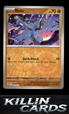 Riolu 050/131 Pokemon Common SV: Prismatic Evolutions Card NM