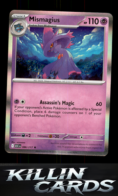 Mismagius 086/217 Pokemon Rare ME: Ascended Heroes Card NM