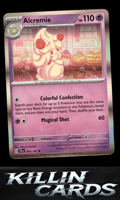 Alcremie 065/142 Pokemon Rare SV07: Stellar Crown Card NM