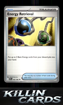 Energy Retrieval 082/086 Pokemon Uncommon SV: White Flare Card NM