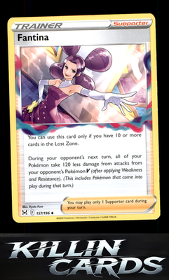 Fantina 157/196 Pokemon Uncommon SWSH11: Lost Origin Card NM