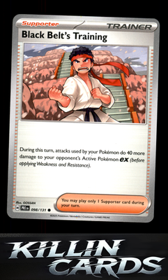 Black Belt's Training - 098/131 098/131 Pokemon Common SV: Prismatic Evolutions