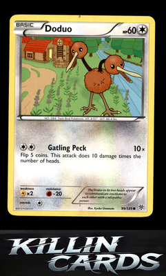 Doduo 99/135 Pokemon Common Plasma Storm Card NM