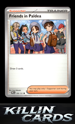 Friends in Paldea - 109/131 109/131 Pokemon Common SV: Prismatic Evolutions Card