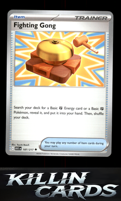 Fighting Gong 187/217 Pokemon Uncommon ME: Ascended Heroes Card NM