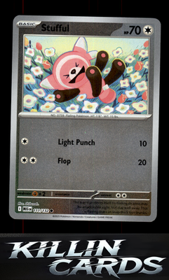 Reverse Holofoil Stufful - 111/132 111/132 Pokemon Common ME01: Mega Evolution C