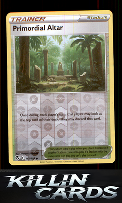 Reverse Holofoil Primordial Altar 161/195 Pokemon Uncommon SWSH12: Silver Tempes