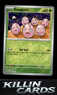Reverse Holofoil Exeggcute 102/165 Pokemon Common SV: Scarlet & Violet 151 Card