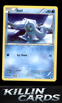 Seel 15/124 Pokemon Common XY - Fates Collide Card NM