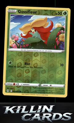 Reverse Holofoil Gossifleur 015/203 Pokemon Common SWSH07: Evolving Skies Card N