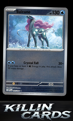 Reverse Holofoil Suicune 026/094 Pokemon Rare ME02: Phantasmal Flames Card NM