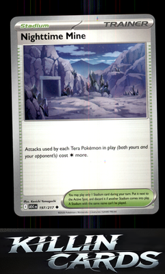 Nighttime Mine 197/217 Pokemon Uncommon ME: Ascended Heroes Card NM