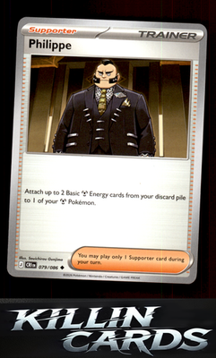 Philippe - 079/086 079/086 Pokemon Uncommon ME04: Chaos Rising Card NM