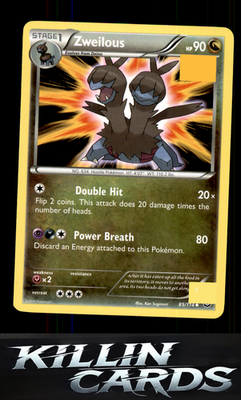 Zweilous 85/114 Pokemon Uncommon XY - Steam Siege Card NM