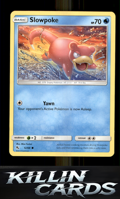 Slowpoke 12/68 Pokemon Common Hidden Fates Card NM