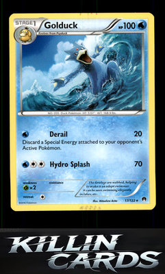 Golduck 17/122 Pokemon Rare XY - BREAKpoint Card LP
