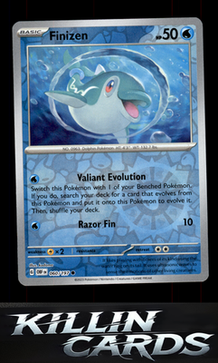 Reverse Holofoil Finizen 60/197 060/197 Pokemon Common SV03: Obsidian Flames Car
