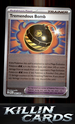 Reverse Holofoil Tremendous Bomb - 082/084 082/084 Pokemon Uncommon ME05: Pitch