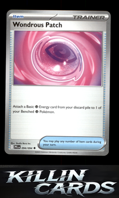 Wondrous Patch 094/094 Pokemon Uncommon ME02: Phantasmal Flames Card NM