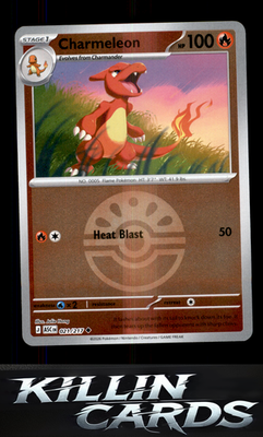 Charmeleon (Friend Ball) 021/217 Pokemon Uncommon ME: Ascended Heroes Card NM