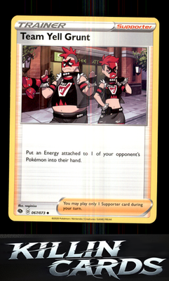 Team Yell Grunt 67/73 Pokemon Uncommon Champion's Path Card NM