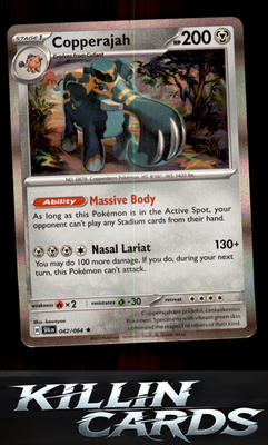 Copperajah 042/064 Pokemon Rare SV: Shrouded Fable Card NM