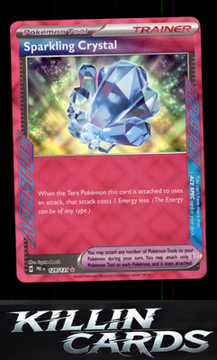 Sparkling Crystal 129/131 Pokemon ACE SPEC Rare SV: Prismatic Evolutions Card NM