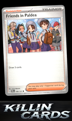 Friends in Paldea - 109/131 109/131 Pokemon Common SV: Prismatic Evolutions Card