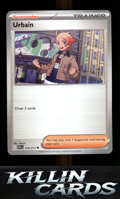 Urbain 214/217 Pokemon Uncommon ME: Ascended Heroes Card NM