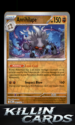 Reverse Holofoil Annihilape 092/182 Pokemon Rare SV10: Destined Rivals Card NM