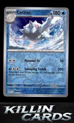 Reverse Holofoil Cetitan 060/198 Pokemon Uncommon SV01: Scarlet & Violet Base Se