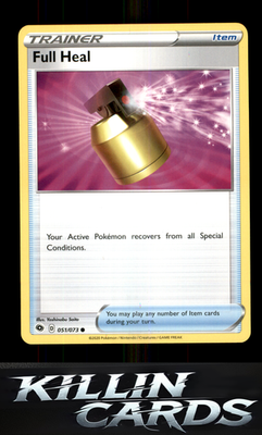 Full Heal 51/73 Pokemon Common Champion's Path Card NM