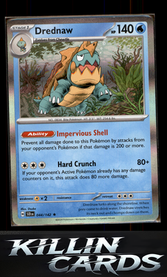 Drednaw 044/142 Pokemon Rare SV07: Stellar Crown Card NM