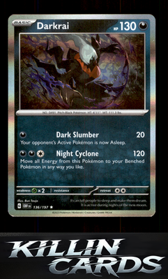 Darkrai 136/197 Pokemon Rare SV03: Obsidian Flames Card