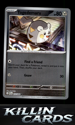 Reverse Holofoil Togedemaru - 073/094 073/094 Pokemon Common ME02: Phantasmal Fl