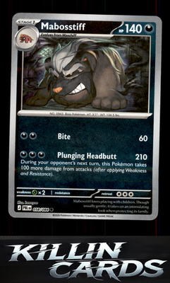 Reverse Holofoil Mabosstiff 058/084 Pokemon Common ME05: Pitch Black Card NM