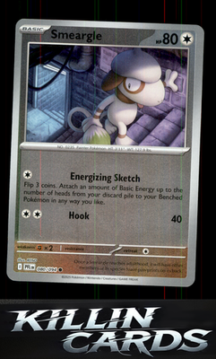 Reverse Holofoil Smeargle 080/094 Pokemon Common ME02: Phantasmal Flames Card NM