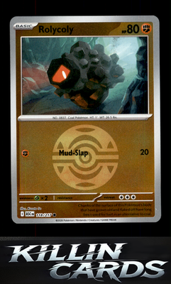Reverse Holofoil Rolycoly (Dusk Ball) 118/217 Pokemon Common ME: Ascended Heroes