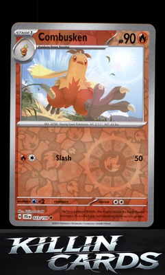 Reverse Holofoil Combusken 023/159 Pokemon Uncommon SV09: Journey Together Card