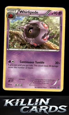 Whirlipede 52/146 Pokemon Uncommon XY Base Set Card LP