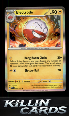 Electrode 101/165 Pokemon Rare SV: Scarlet & Violet 151 Card NM