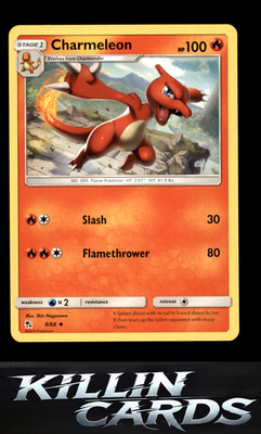 Charmeleon 8/68 Pokemon Uncommon Hidden Fates Card LP