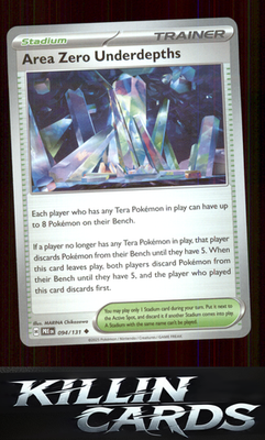 Area Zero Underdepths 094/131 Pokemon Uncommon SV: Prismatic Evolutions Card NM