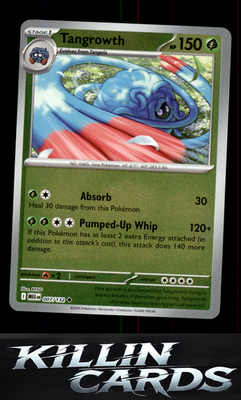 Reverse Holofoil Tangrowth 007/132 Pokemon Uncommon ME01: Mega Evolution Card NM