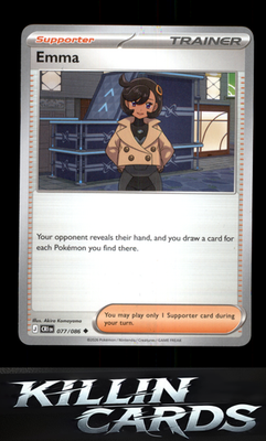 Emma - 077/086 077/086 Pokemon Uncommon ME04: Chaos Rising Card NM