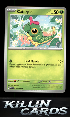 Caterpie - 010/165 010/165 Pokemon Common SV: Scarlet & Violet 151 Card NM