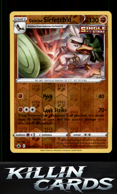 Reverse Holofoil Galarian Sirfetch'd 079/198 Pokemon Rare SWSH06: Chilling Reign