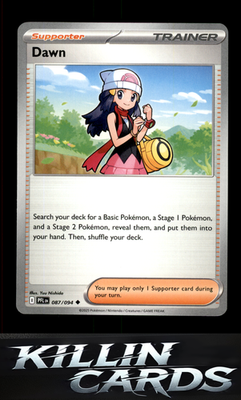 Dawn 087/094 Pokemon Uncommon ME02: Phantasmal Flames Card NM